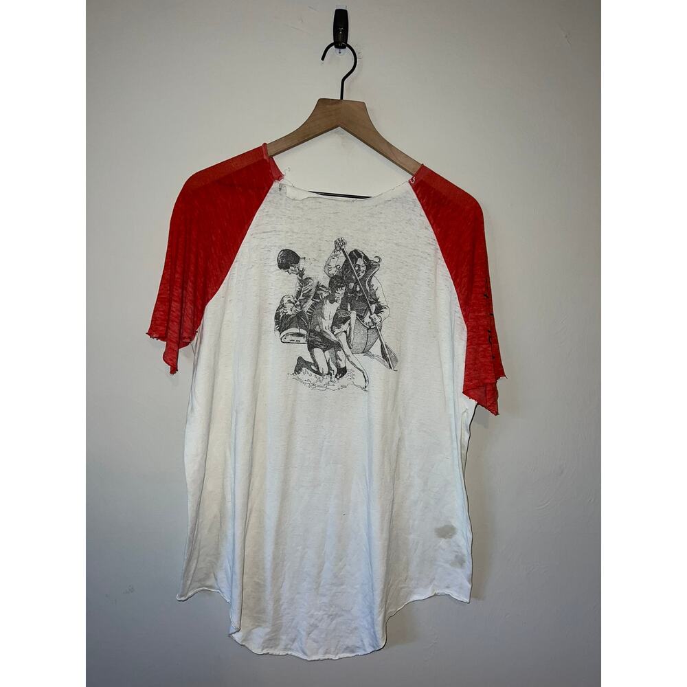 Vintage American Red Cross Shirt Safety Servcies Instructor Graphic XL Tee 80s